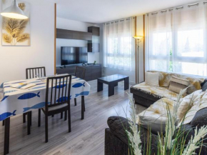 Apartamento acogedor en el centro, a 800m de la playa, con A/C, lavavajillas y para 5 personas - HISP-228-422